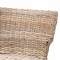 Bali & Pari Enver Modern Bohemian Grey Rattan and Brown Wood Dining Chair 209-12799 - alternate 4